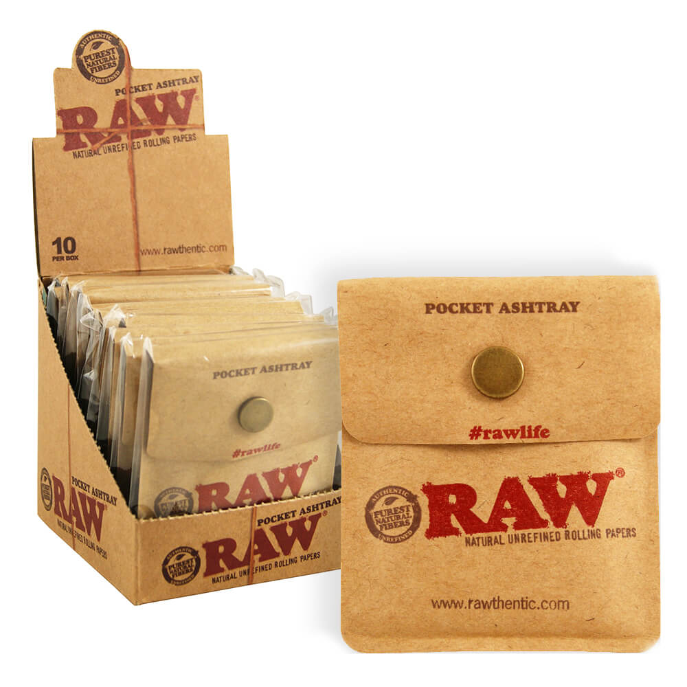 raw pocket portable ashtray (10pcs/display) raw pocket portable ashtray (10pcs/display)
