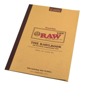 raw rawlbook 480 natural unrefined tips in a book