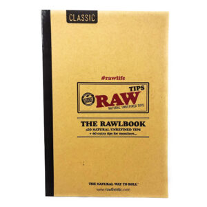 raw rawlbook 480 natural unrefined tips in a book