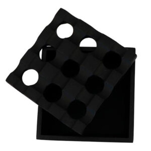 raw regal metal black ashtray