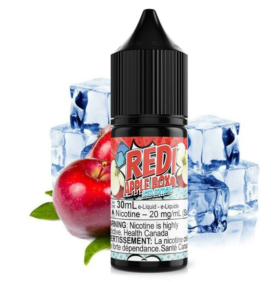 red apple box iced salt by maverick e liquid red apple box iced salt by maverick e liquid