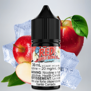 red apple box iced salt by maverick e liquid