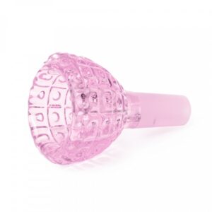 red eye glass 14mm dot matrix carved bowl pull out