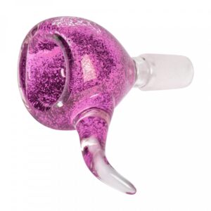 red eye glass 14mm sparkle liquid pull out bowl