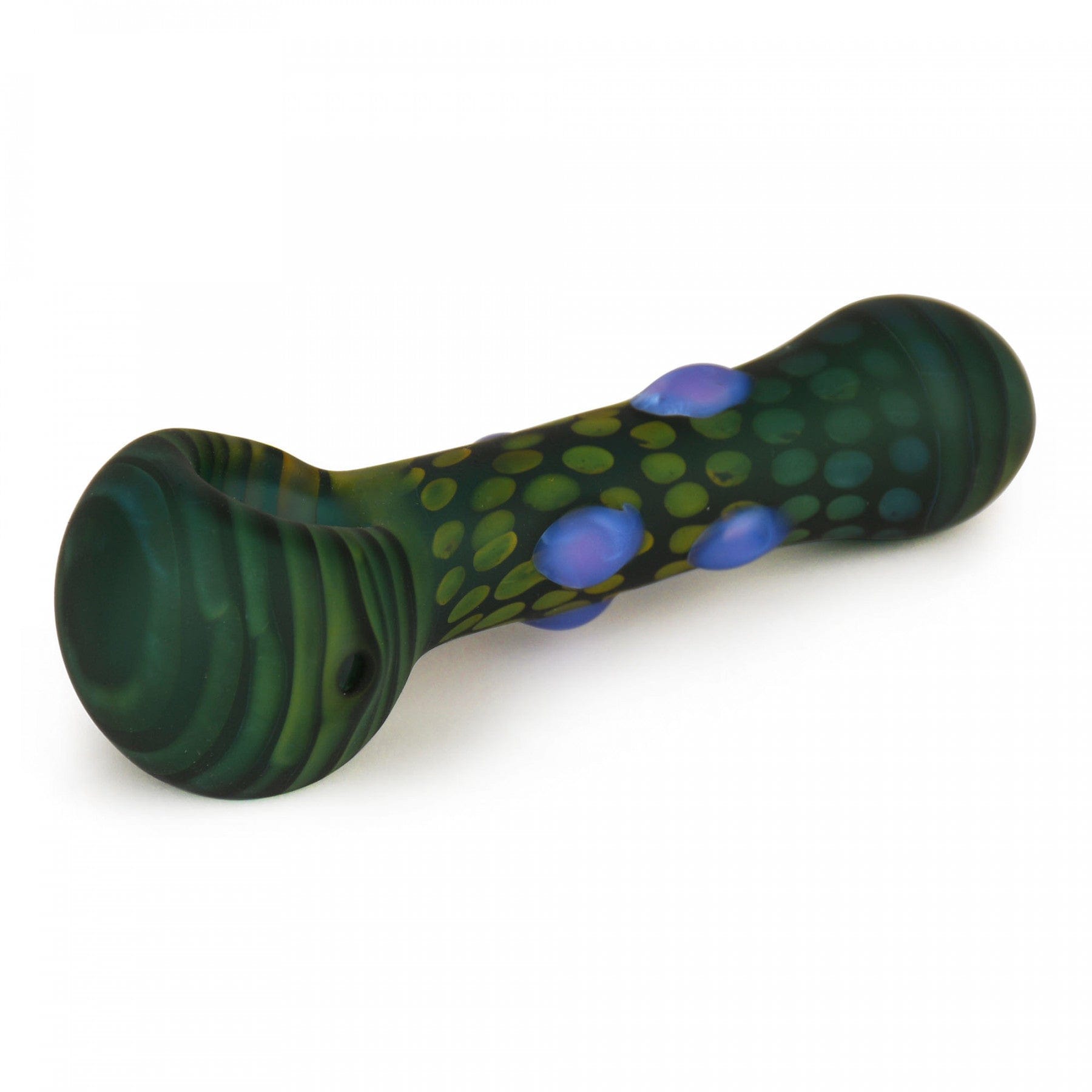 red eye glass frosted colour dots hand pipe 4.5" red eye glass frosted colour dots hand pipe 4.5"