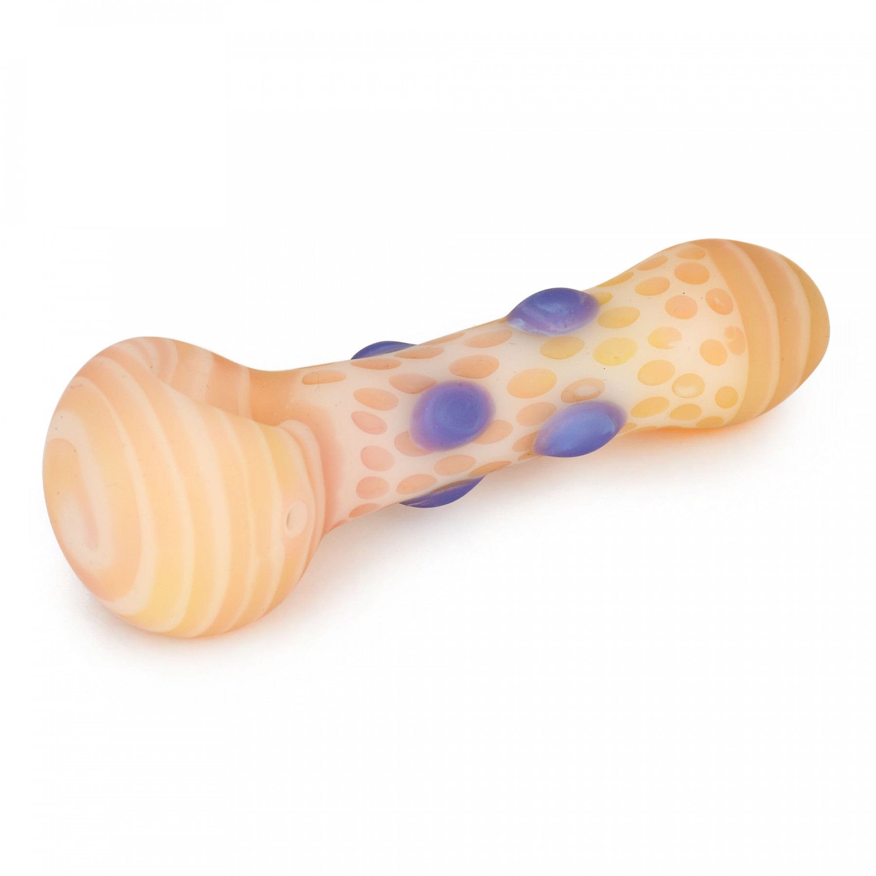 red eye glass frosted colour dots hand pipe 4.5" red eye glass frosted colour dots hand pipe 4.5"
