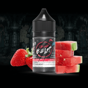 savage strawberry watermelon iced salts by flavour beast e liquid