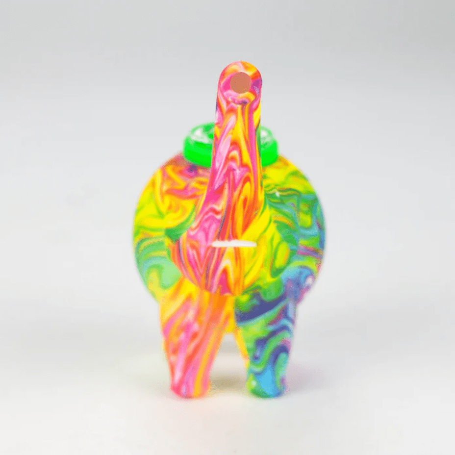 silicone elephant bubbler 4.5" silicone elephant bubbler 4.5"