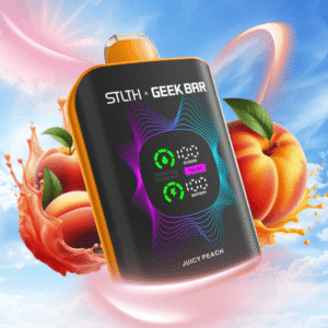stlth x geek bar 80k disposable vape juicy peach