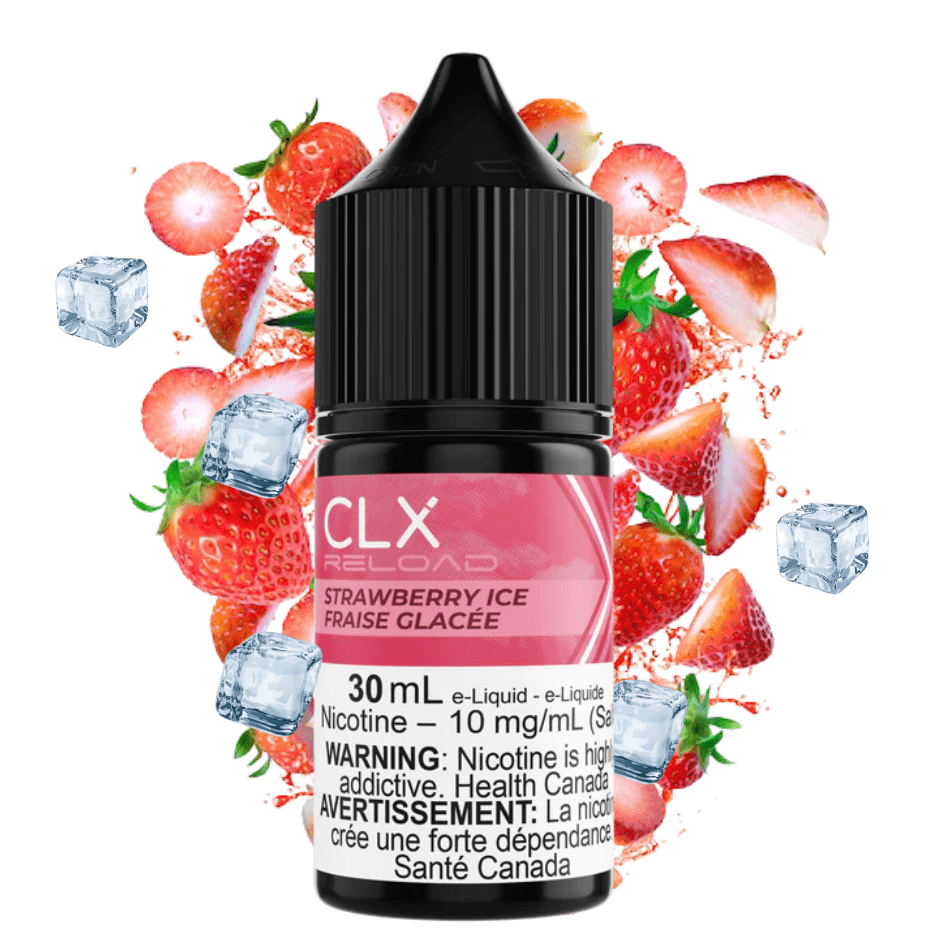 strawberry ice salt by clx reload e liquid strawberry ice salt by clx reload e liquid