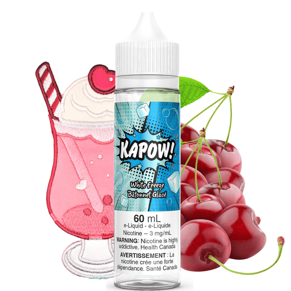 white freeze by kapow e liquid 60ml white freeze by kapow e liquid 60ml