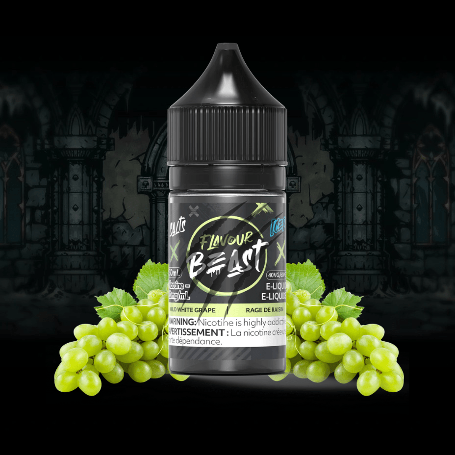 wild white grape iced salts by flavour beast e liquid wild white grape iced salts by flavour beast e liquid